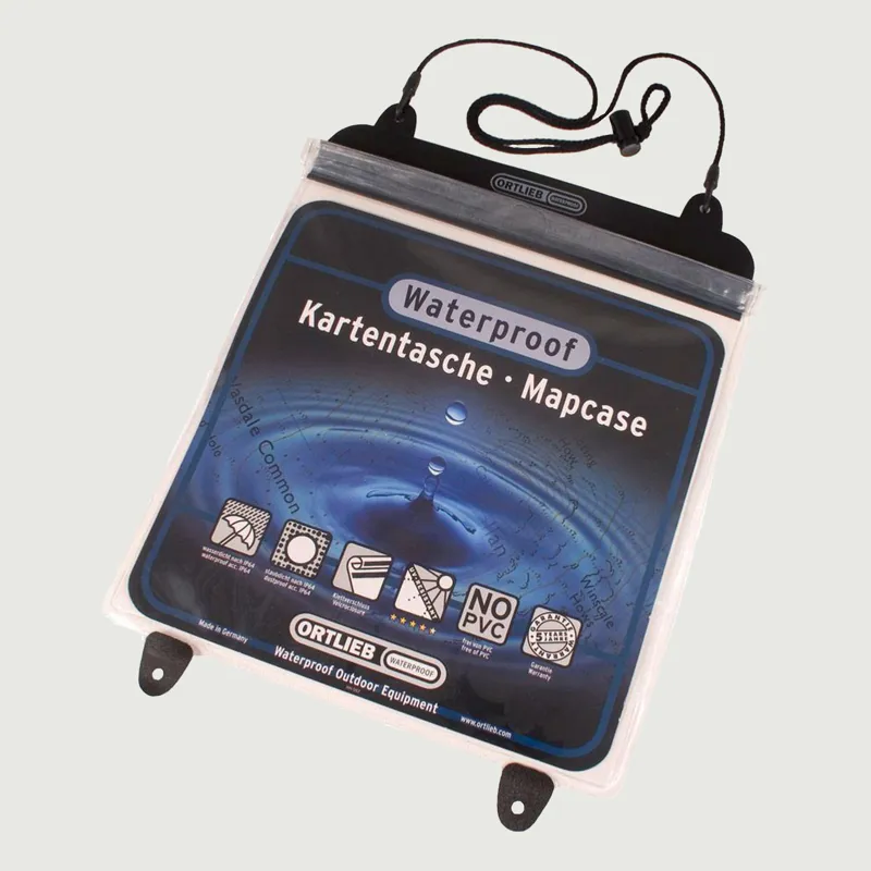 Ortlieb Large Waterproof Map Case - Clear