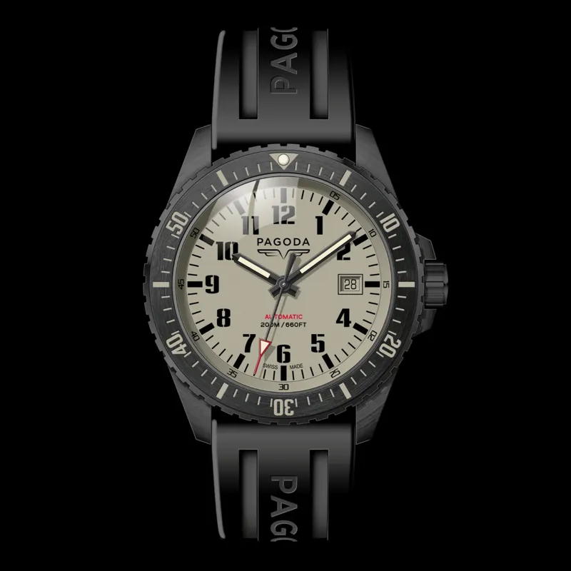 PAGODA Tactical 2 Bravo Watch - Black