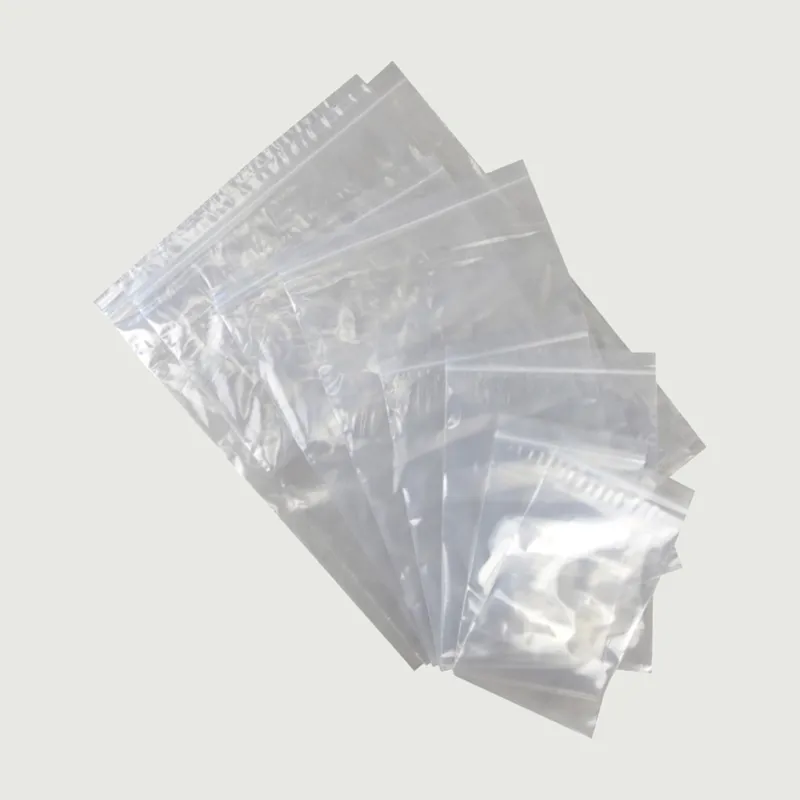 Kombat Zip-Lock Self- Sealing Poly Bag Set - Clear