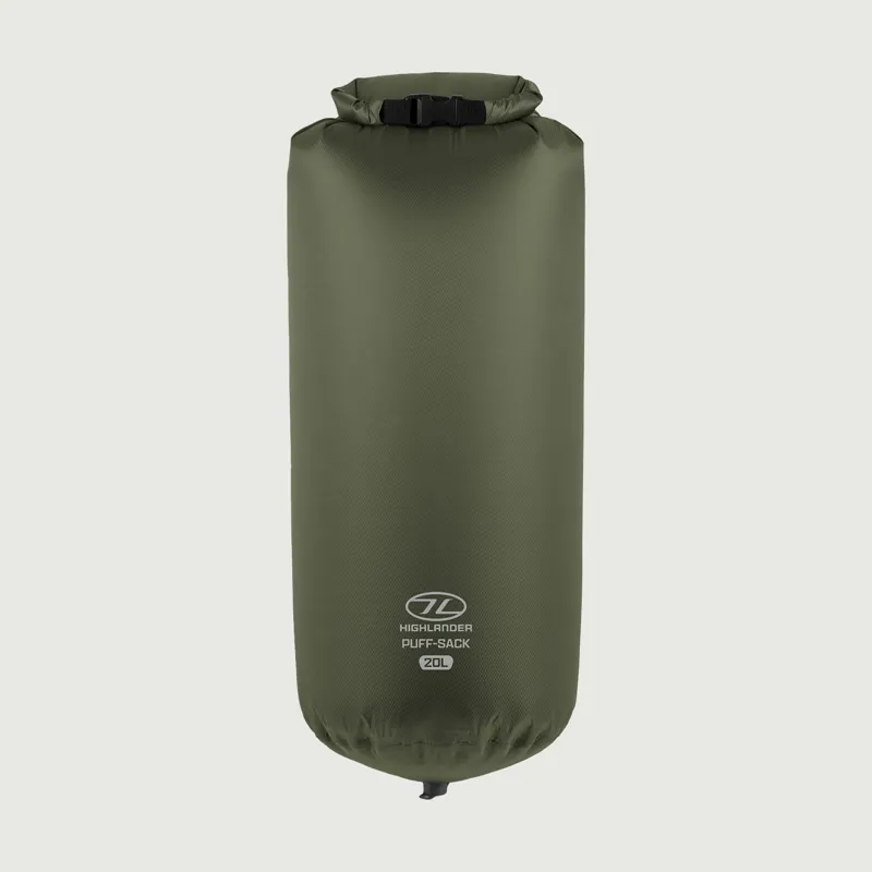 20L Puff Sack Inflation Dry Bag - Olive Green