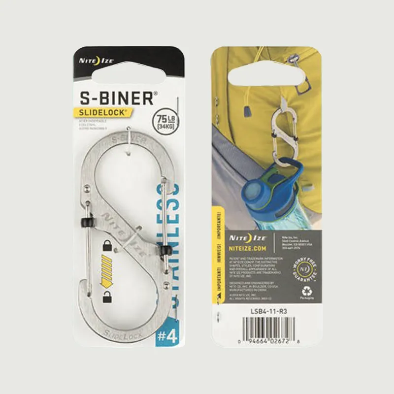 S-Biner Slidelock Size 4 - Stainless Steel