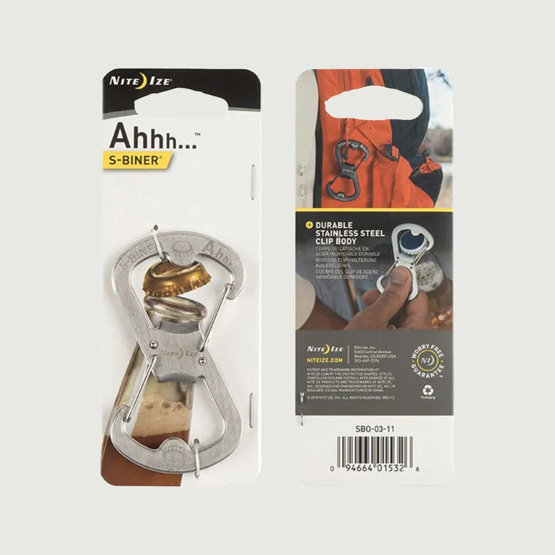 S-Biner Ahhh - Bottle Opener - Stainless