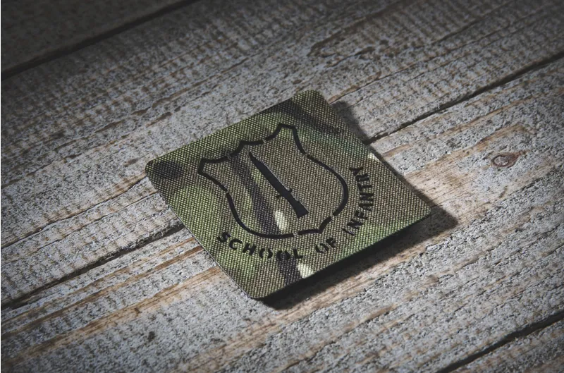 School of Infantry Patch - Subdued - None IRR - Laser Cut