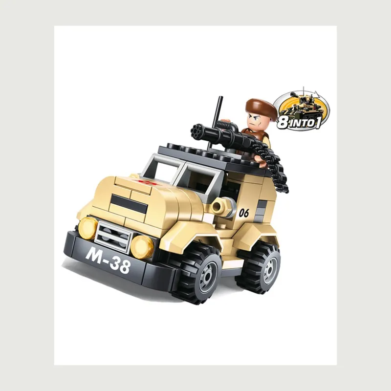 Sluban Bricks Army Patrol Car - B0587A