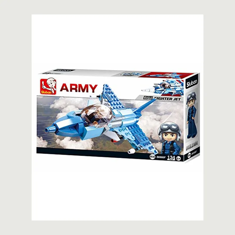 Sluban Bricks J10 Fighter - B0666F-1