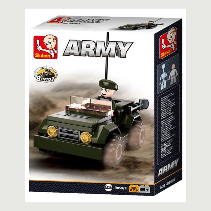 Sluban Bricks Jeep 2 - B0587F-1