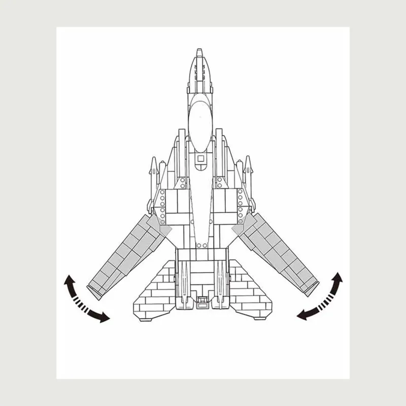 Sluban Bricks Modern Fighter Jet - B0755-2