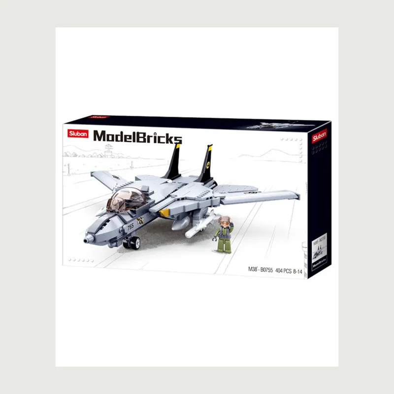 Sluban Bricks Modern Fighter Jet - B0755-3