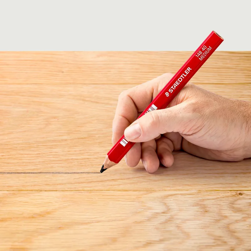 Staedtler Carpenter Pencil Medium - Red-2