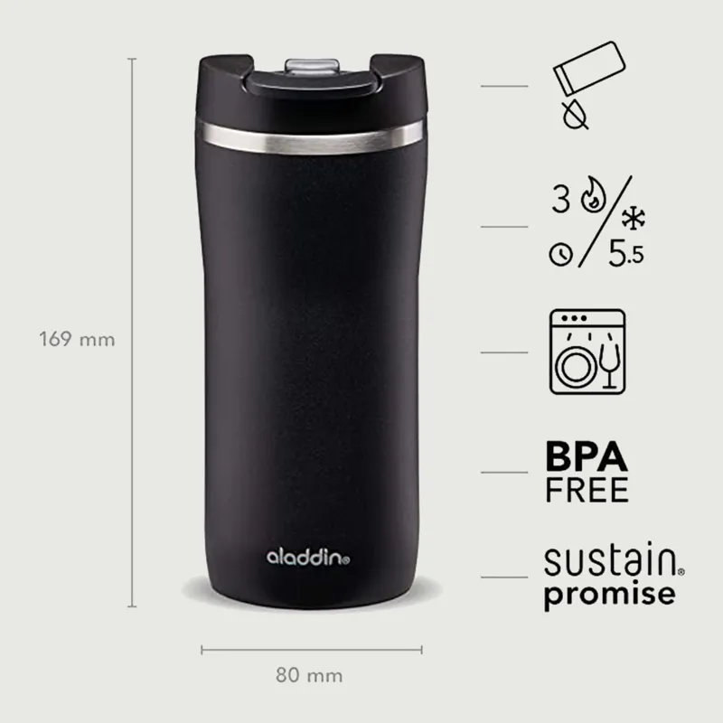 0.3 Litre Aladdin Mocca Thermavac - Black-1