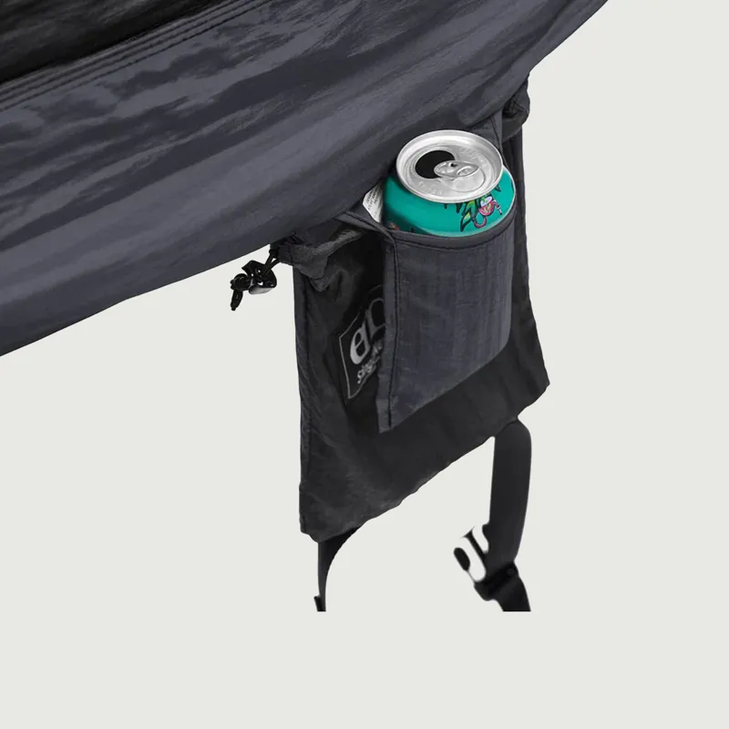 ENO Singlenest Hammock - Black And Charcoal-2
