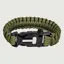 Paracord And Flint Bracelet - Olive Green