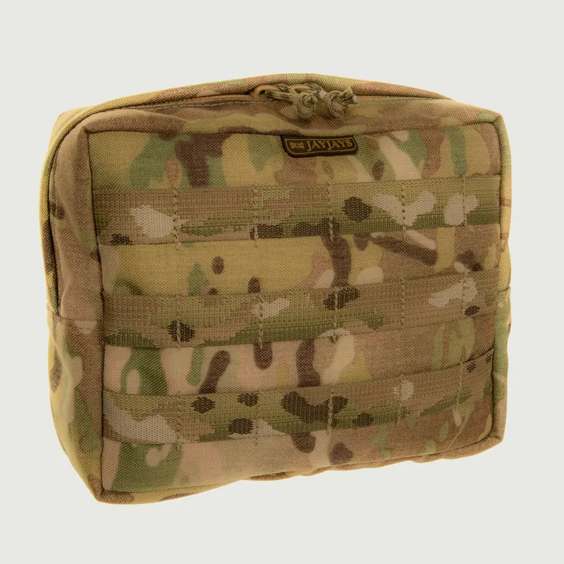JayJays Molle Zip-Top Pouch 36 - 3 Row 6 Pal - Multicam-3