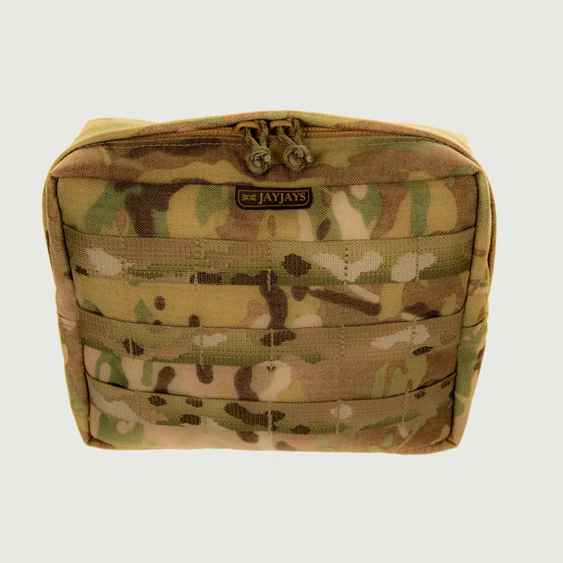 JayJays Molle Zip-Top Pouch 36 - 3 Row 6 Pal - Multicam-5