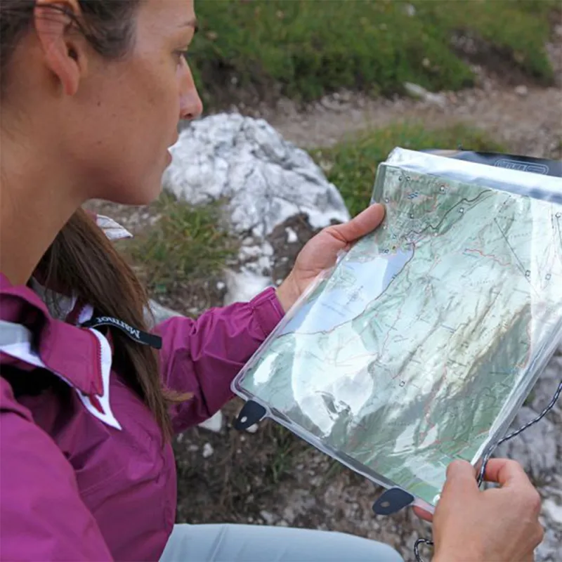 Ortlieb Large Waterproof Map Case - Clear-1