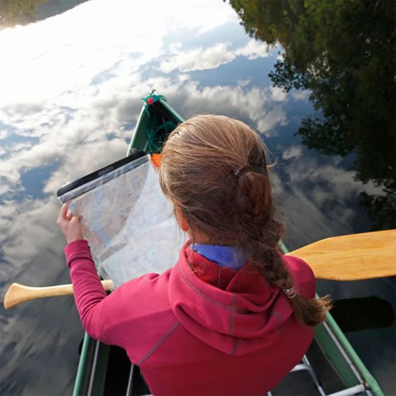 Ortlieb Large Waterproof Map Case - Clear-2