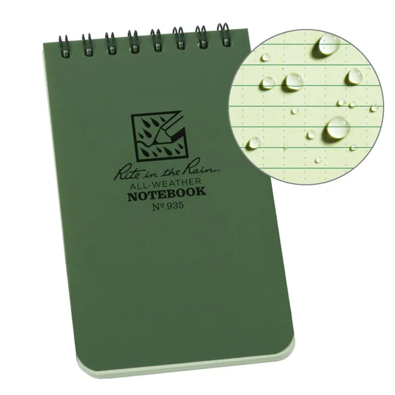 935 Rite in the Rain Waterproof Notebook - Green