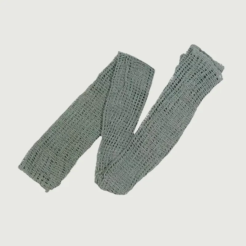 Scrim Net Scarf - Olive Green