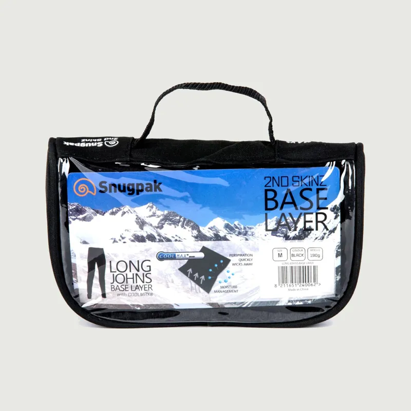 Snugpak 2nd Skinz Base Long Johns - Black-2