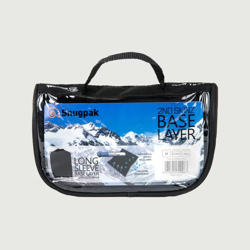 Snugpak 2nd Skinz Base Layer Top - Black-2