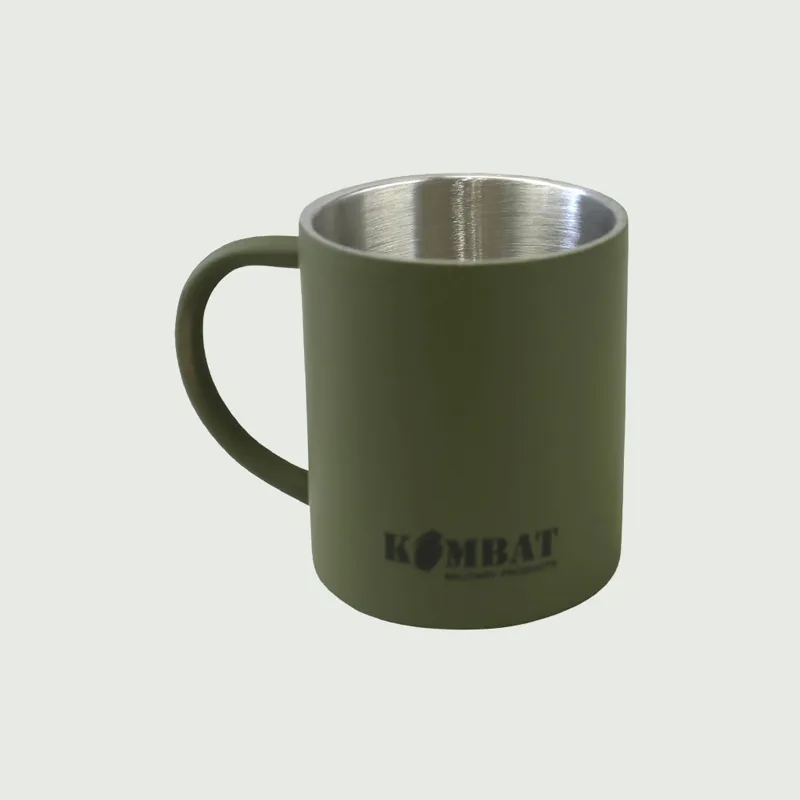 330ml Stainless Steel Mug - Olive Green -1