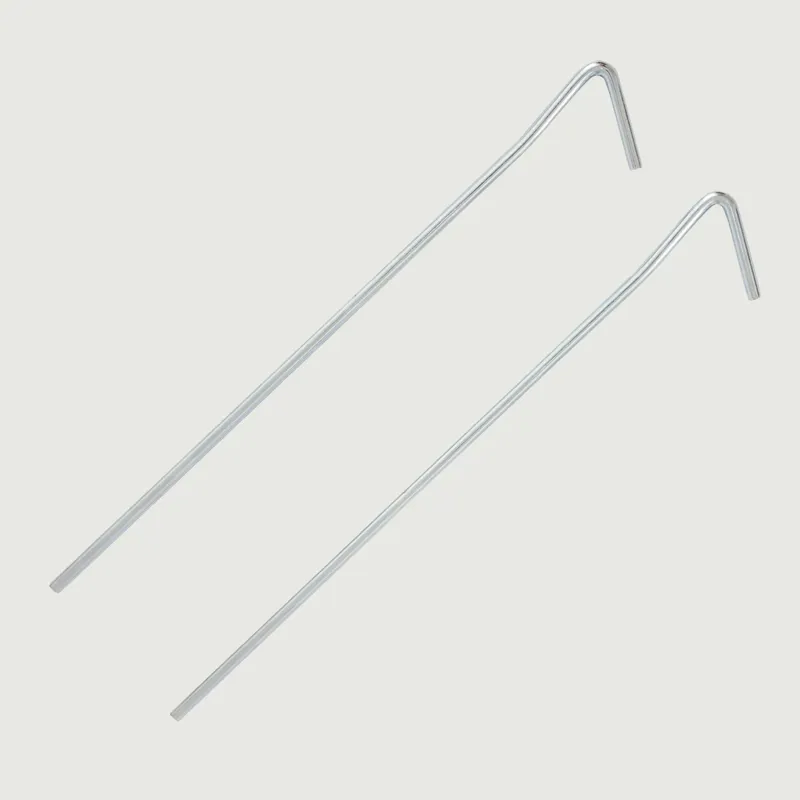 Tent Pegs - Stakes In Steel Grey
