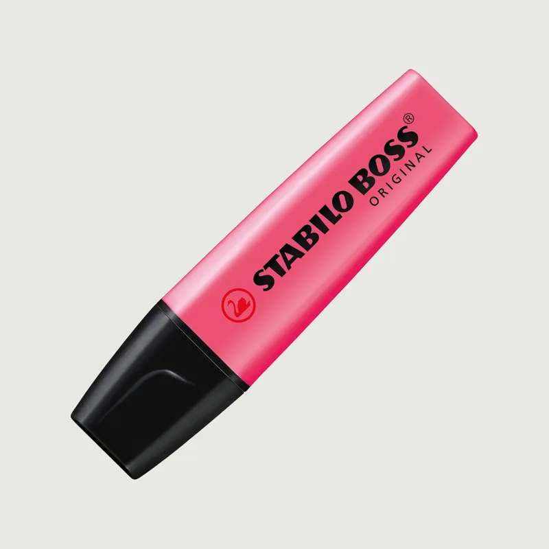 Stabilo Boss Original Fluorescent Highlighter - Pink