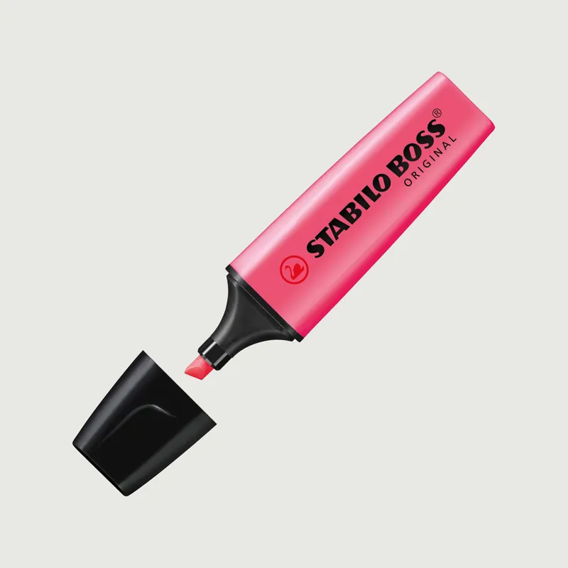 Stabilo Boss Original Fluorescent Highlighter - Pink-1