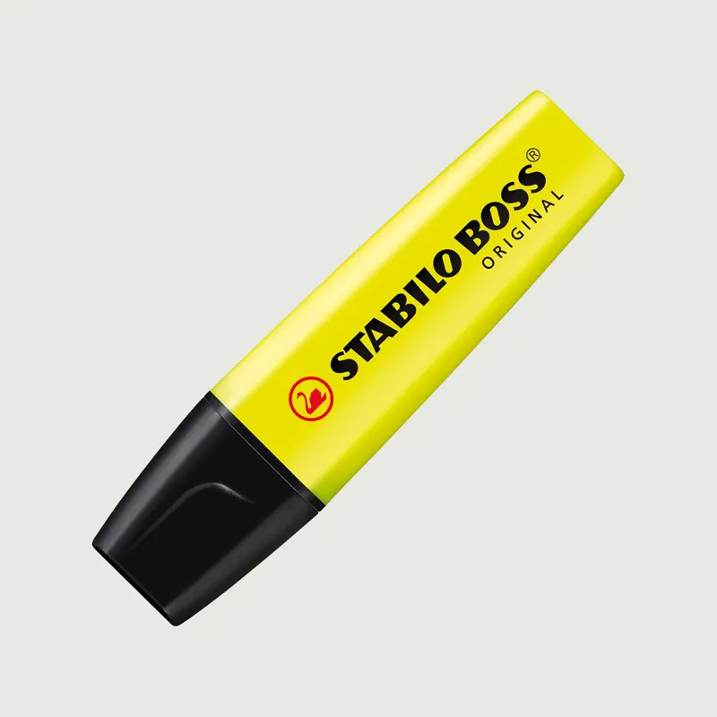 Stabilo Boss Original Fluorescent Highlighter - Yellow
