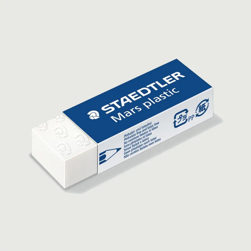 526 Staedtler Plastic Mars Eraser - White